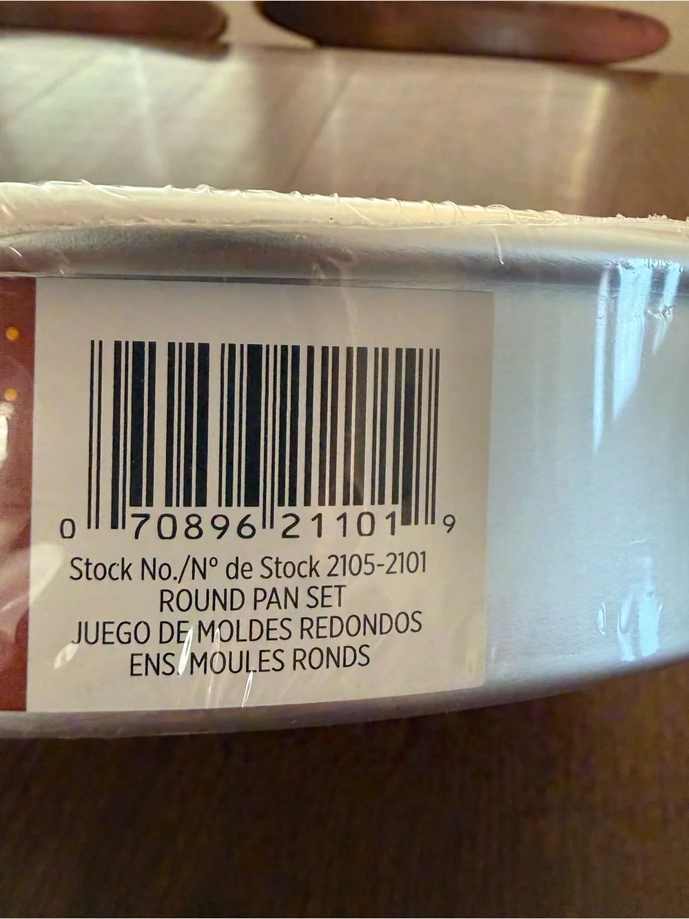 Wilton Round Cake Pans — Silver Aluminum